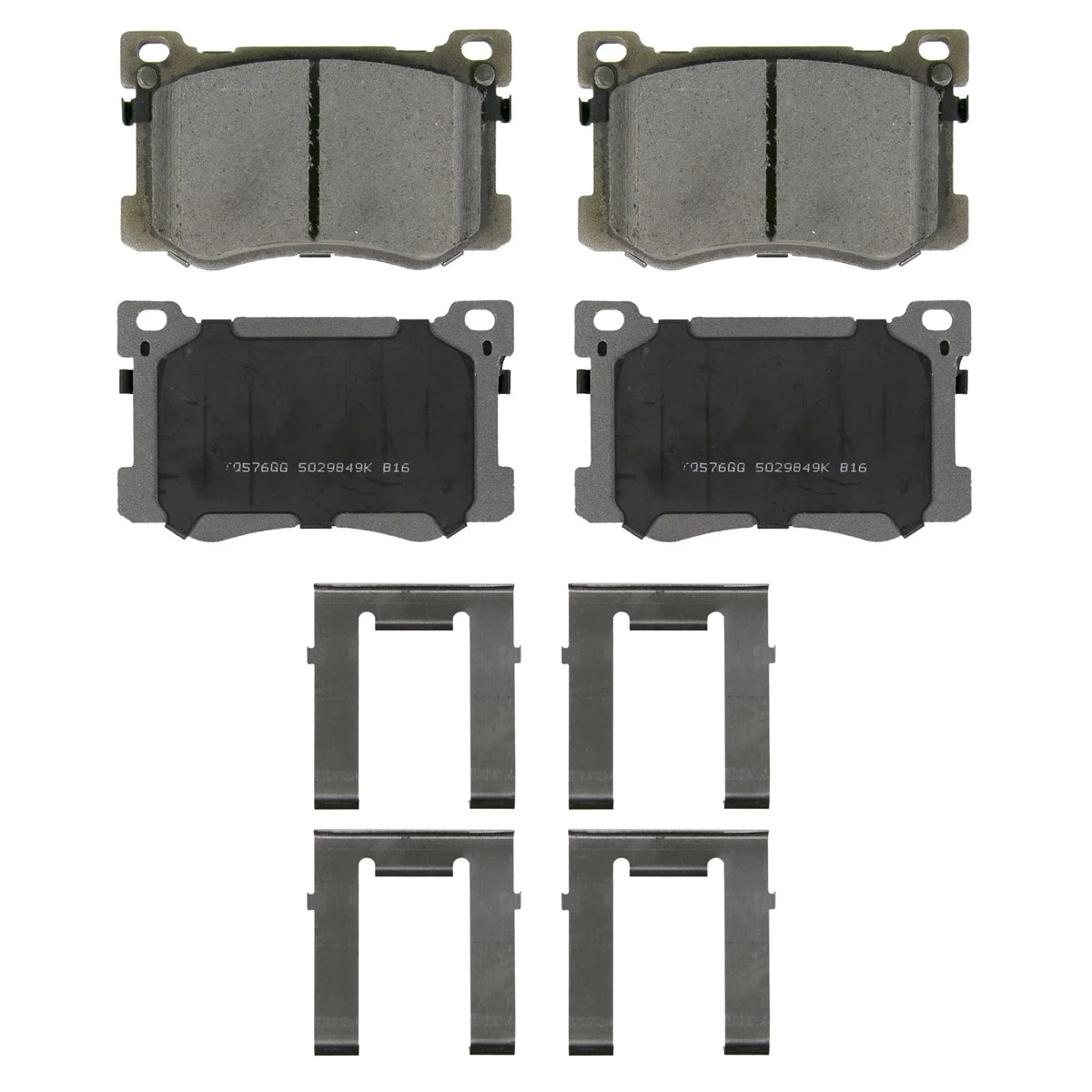 Wagner Thermoquiet QC1799 Ceramic Disc Brake Pad Set Fits select: 2015-2016 HYUNDAI GENESIS, 2017 GENESIS G80