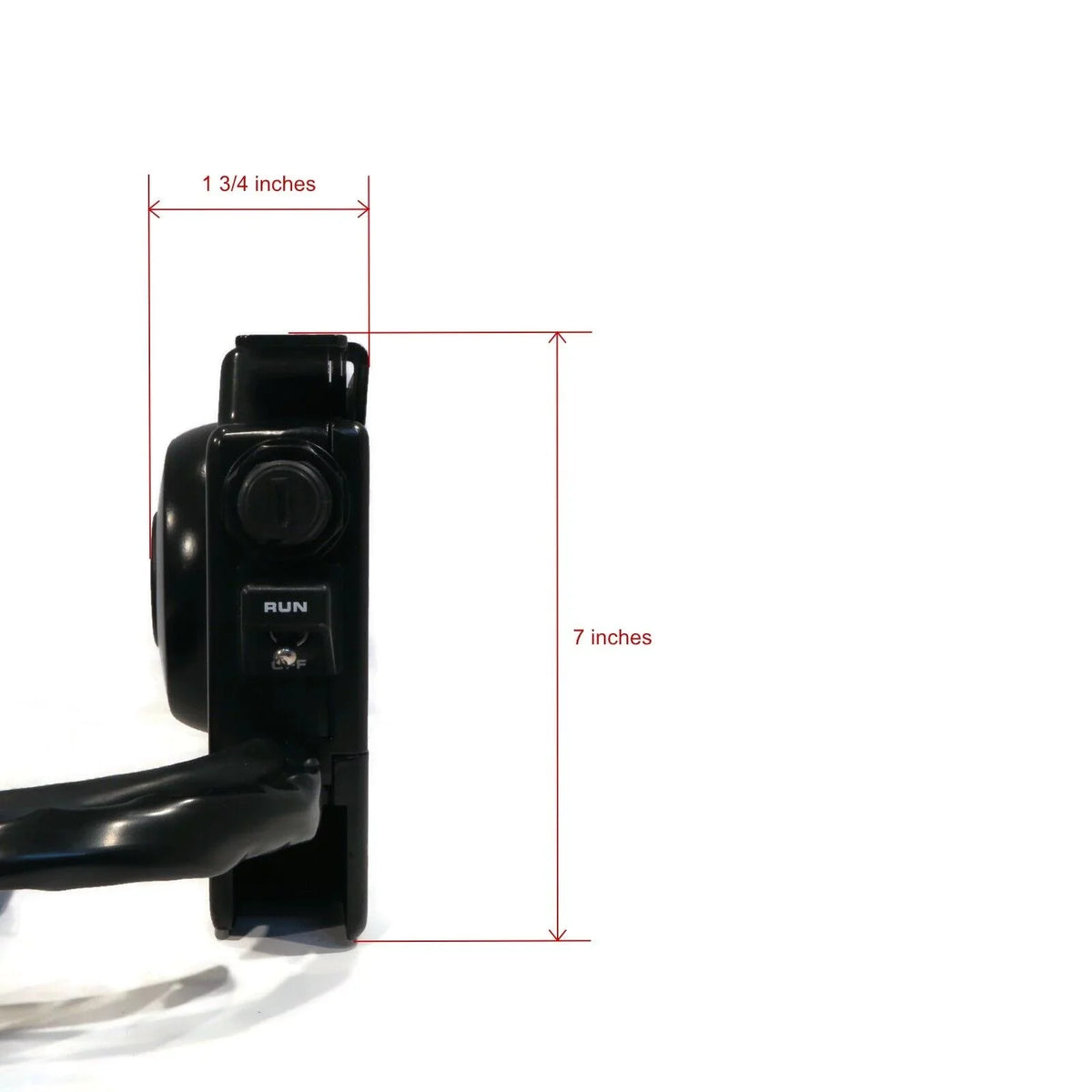 The ROP Shop | Side Mount Remote Control for Quicksilver Hypalon [IB1] AA380020M Assembly