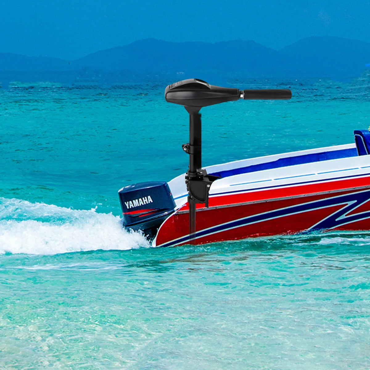 Electric Trolling Motor Outboard Engine 58LBS 12 Volts Fishing Craft Motor Engine