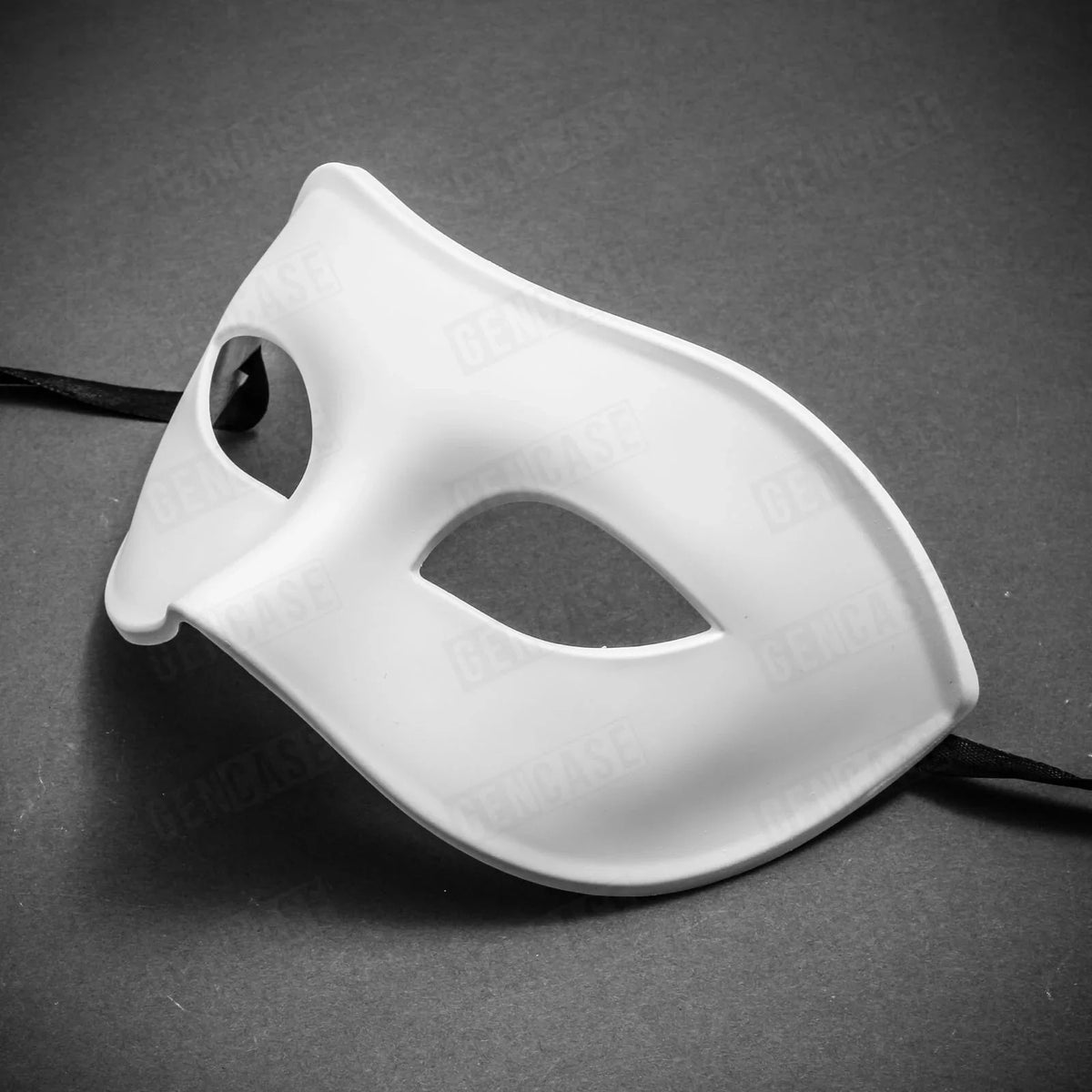 DIY Plain White Venetian Mask - Masquerade Costume Half Face Mardi Gras Party Accessory