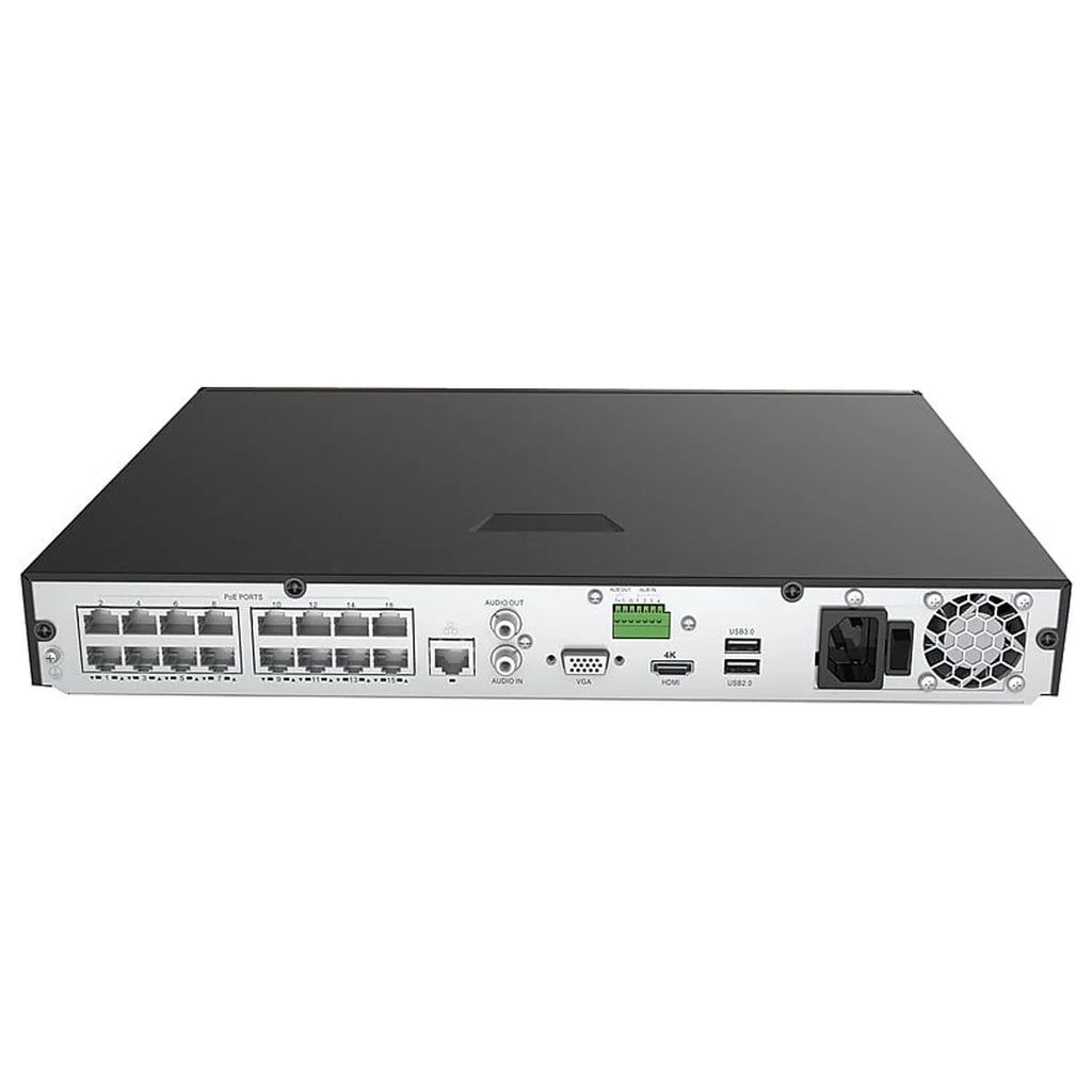 REVO Ultra HD Audio Capable 16 Channel 8 TB NVR Surveillance System with 16 Cameras
