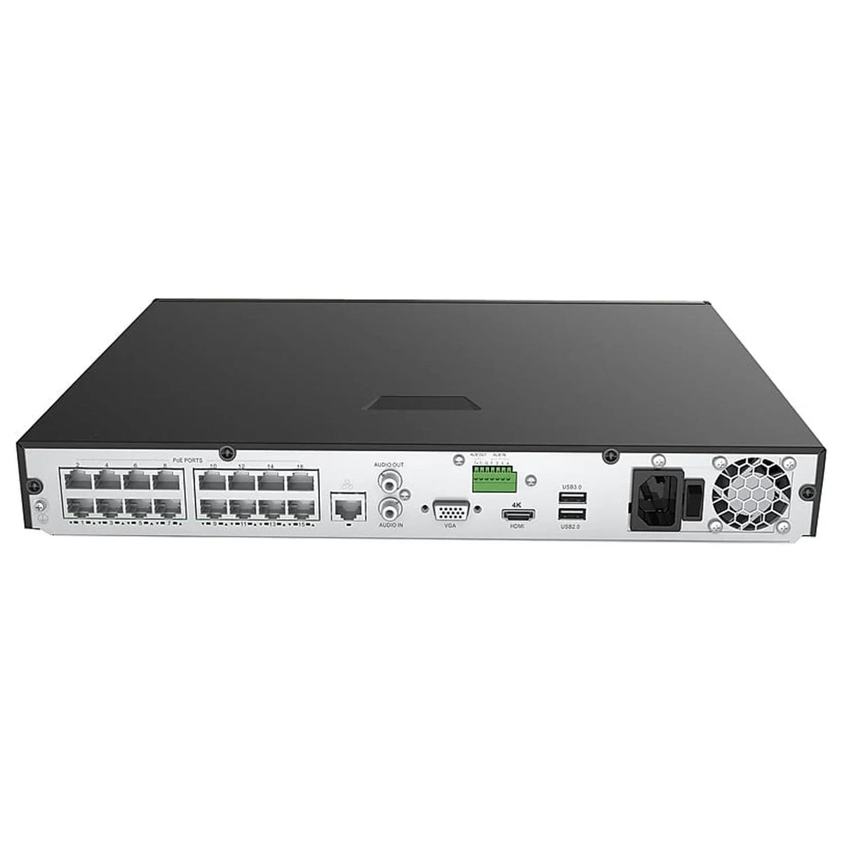 REVO Ultra HD Audio Capable 16 Channel 8 TB NVR Surveillance System with 16 Cameras