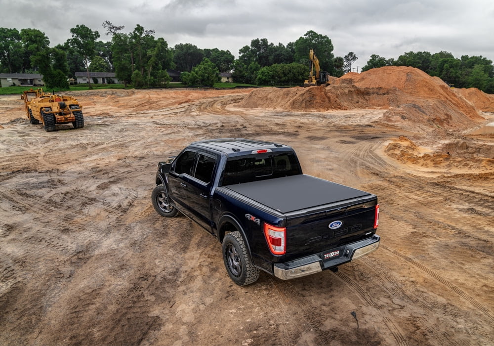TruXedo Pro X15 Soft Roll Up Truck Bed Tonneau Protection | 1498301 | Compatible with 2015 - 2023 Ford F-150 6' 7" Bed (78.9") , Black