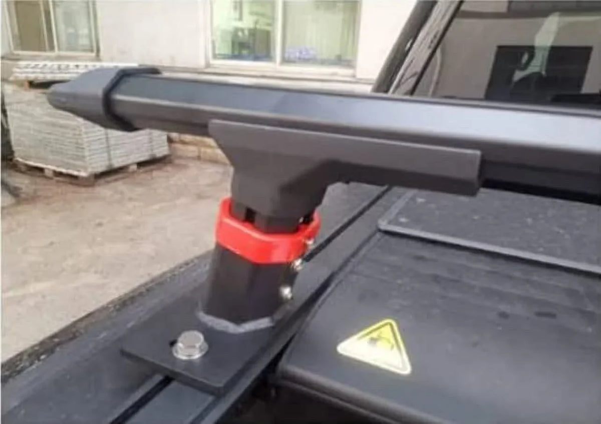 ROSY PIXEL Universal Extendable Pick-Up Truck Rack Bed Rack Aluminum for Tonneau Wrap with T-Slot Rail