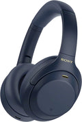 Restored Sony WH-1000XM4 Wireless Industry Leading Noise Canceling Overhead Headphones with Mic for Phone-Call and Alexa Voice Control, Blue (Refurbished)