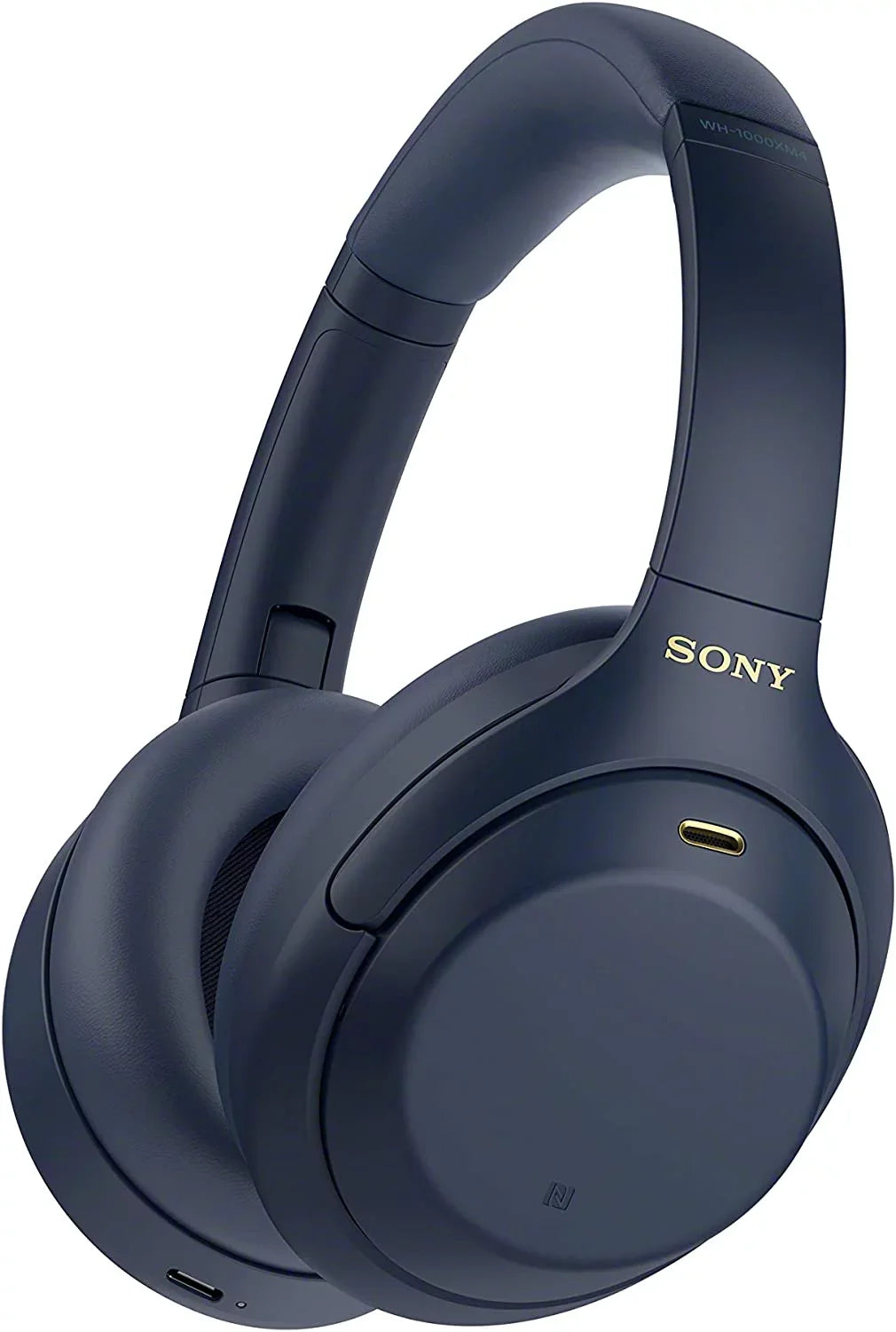 Restored Sony WH-1000XM4 Wireless Industry Leading Noise Canceling Overhead Headphones with Mic for Phone-Call and Alexa Voice Control, Blue (Refurbished)