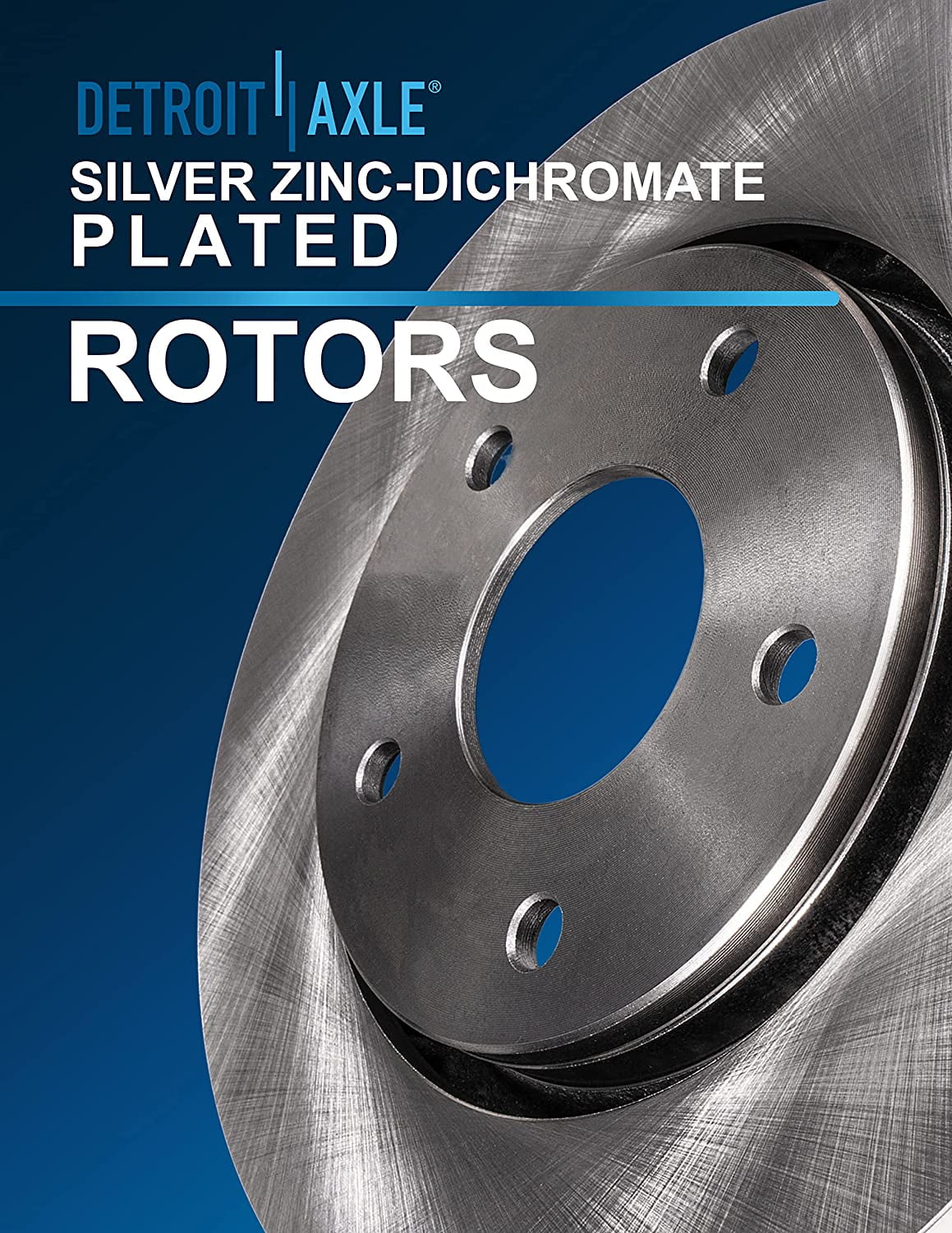Detroit Axle - Front Brake Kit for Dodge Grand Caravan Journey Chrysler Town & Country VW Routan Ram C/V [w/Single Piston Front Caliper] Disc Brakes Rotors Ceramic Brake Pads : 11.89" Rotor