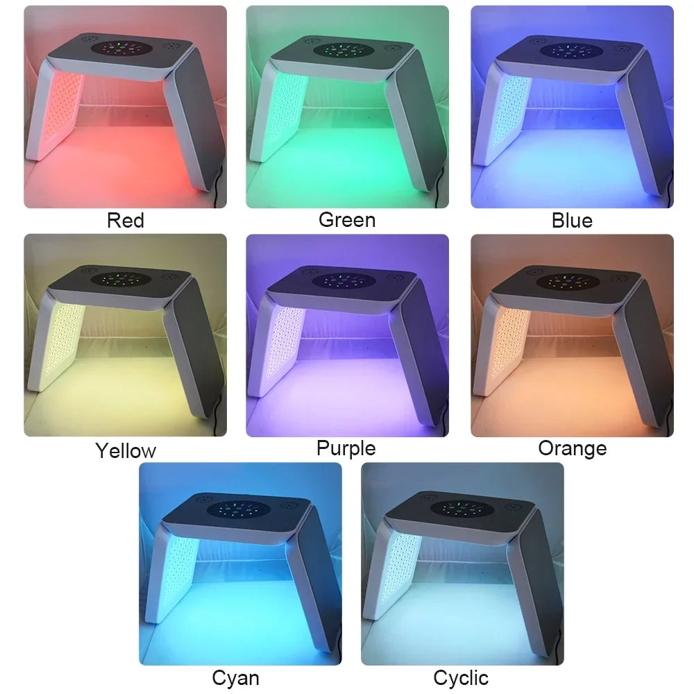 Photon PDT LED Light Facial Mask Machine 7 Colors Skin Rejuvenation Light Acne Treatment Therapy