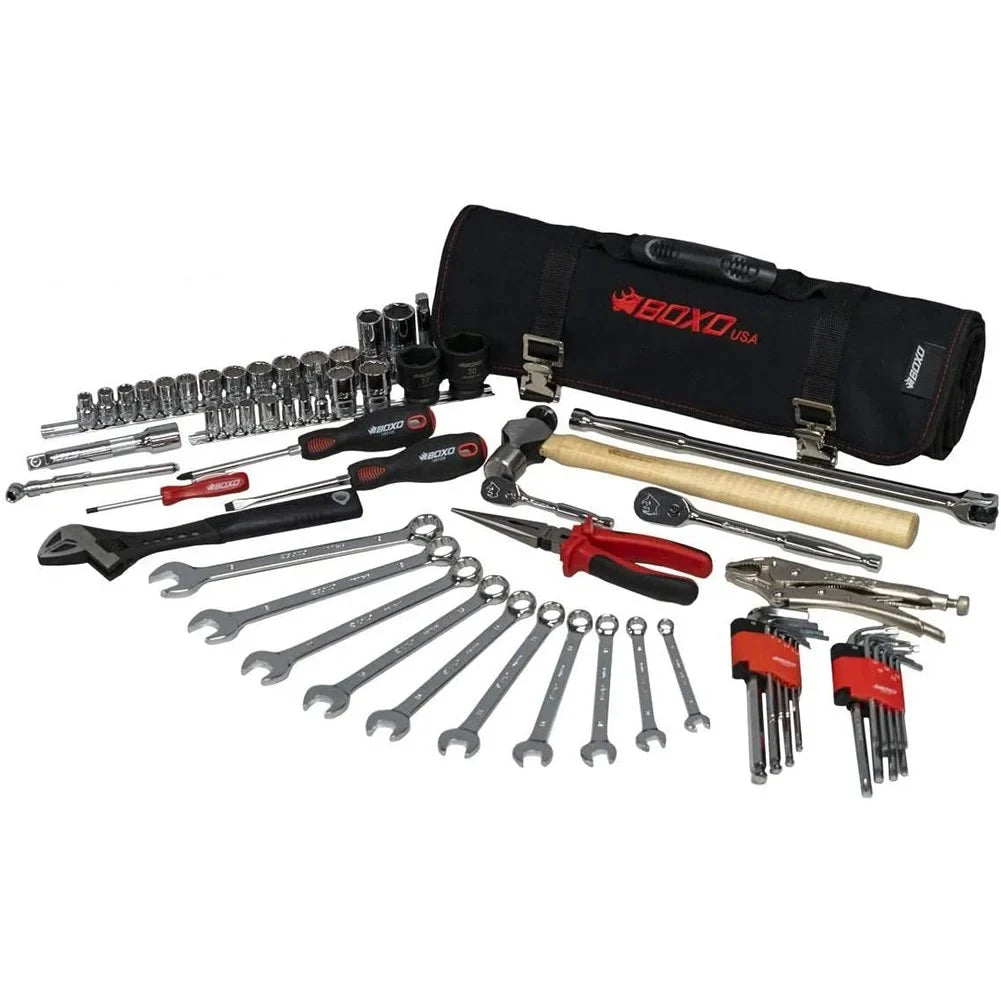 BOXO UTV Tool Roll - Heavy Duty Universal Tool Bag Organizer for Side by Side, RZR, CanAm, UTV, Truck Tool Roll + Dry Bag