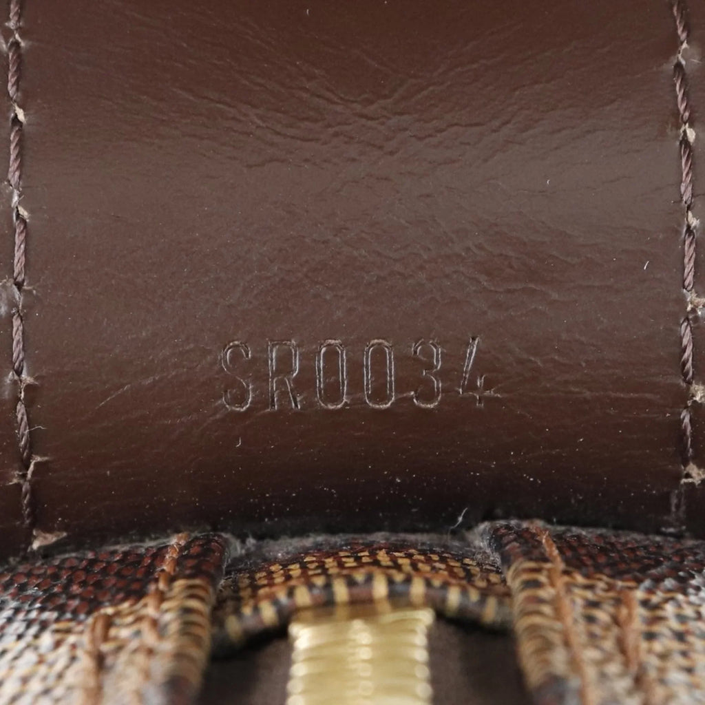 Pre-Owned LOUIS VUITTON Louis Vuitton Naviglio N45255 Damier Canvas Brown SR0034 Unisex Shoulder Bag (Fair)