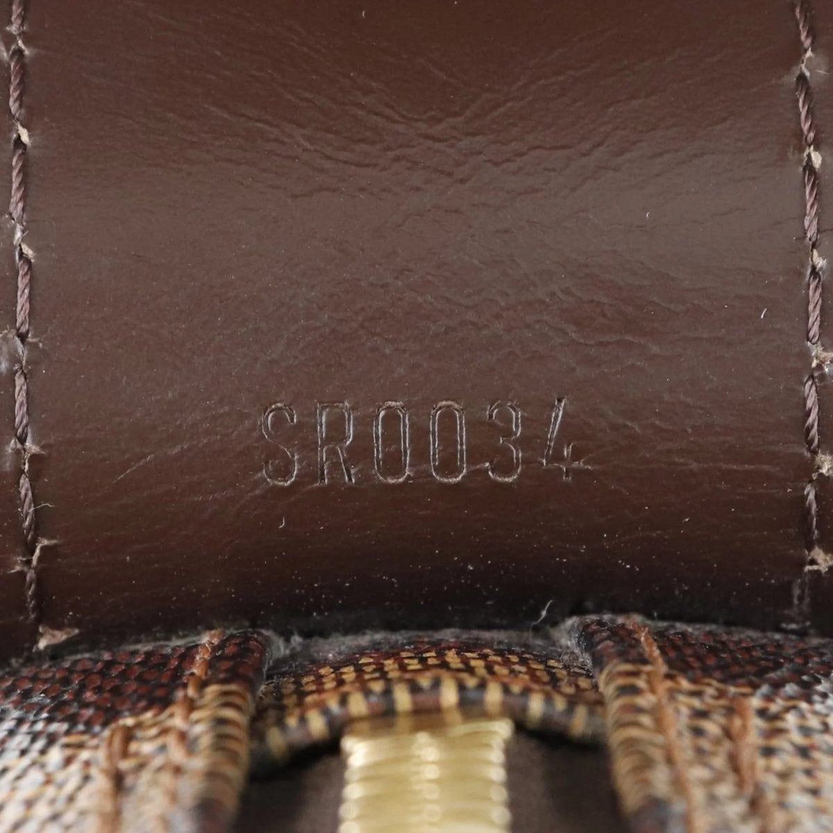 Pre-Owned LOUIS VUITTON Louis Vuitton Naviglio N45255 Damier Canvas Brown SR0034 Unisex Shoulder Bag (Fair)