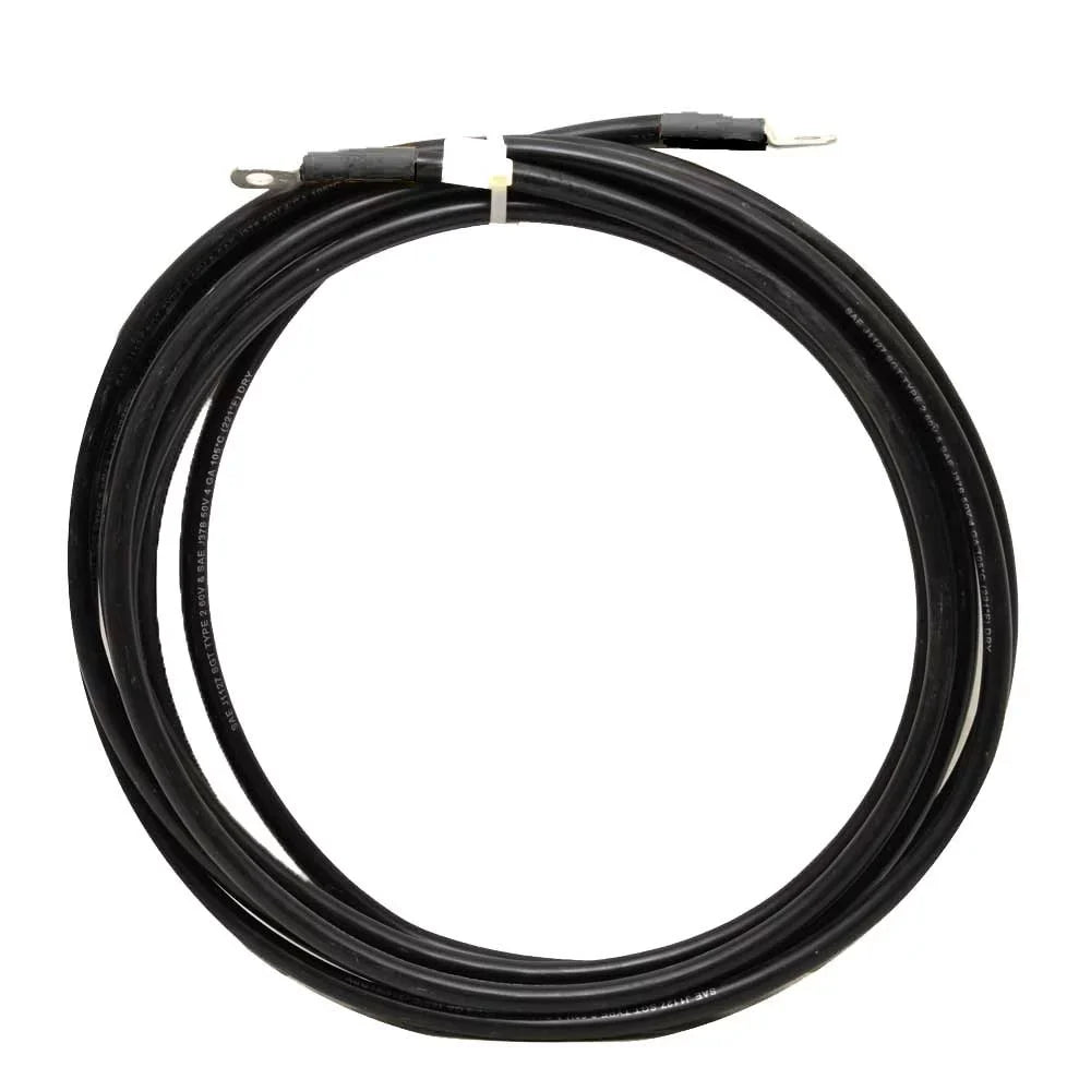 Triton Marine Craft Battery Cable | 4 AWG 12 Foot 5/16 Lugs Black