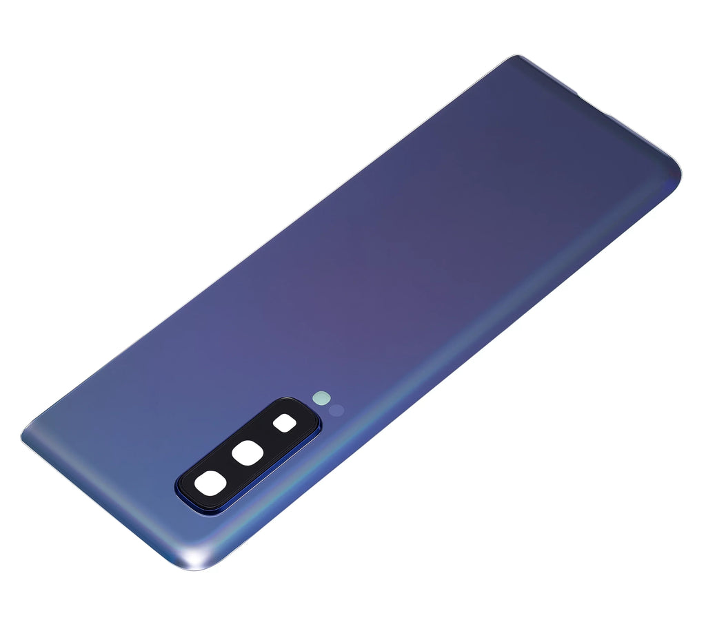 Replacement Back Protection Glass With Camera Lens Compatible For Samsung Galaxy Fold 4G (F900) (Premium) (Astro Blue)