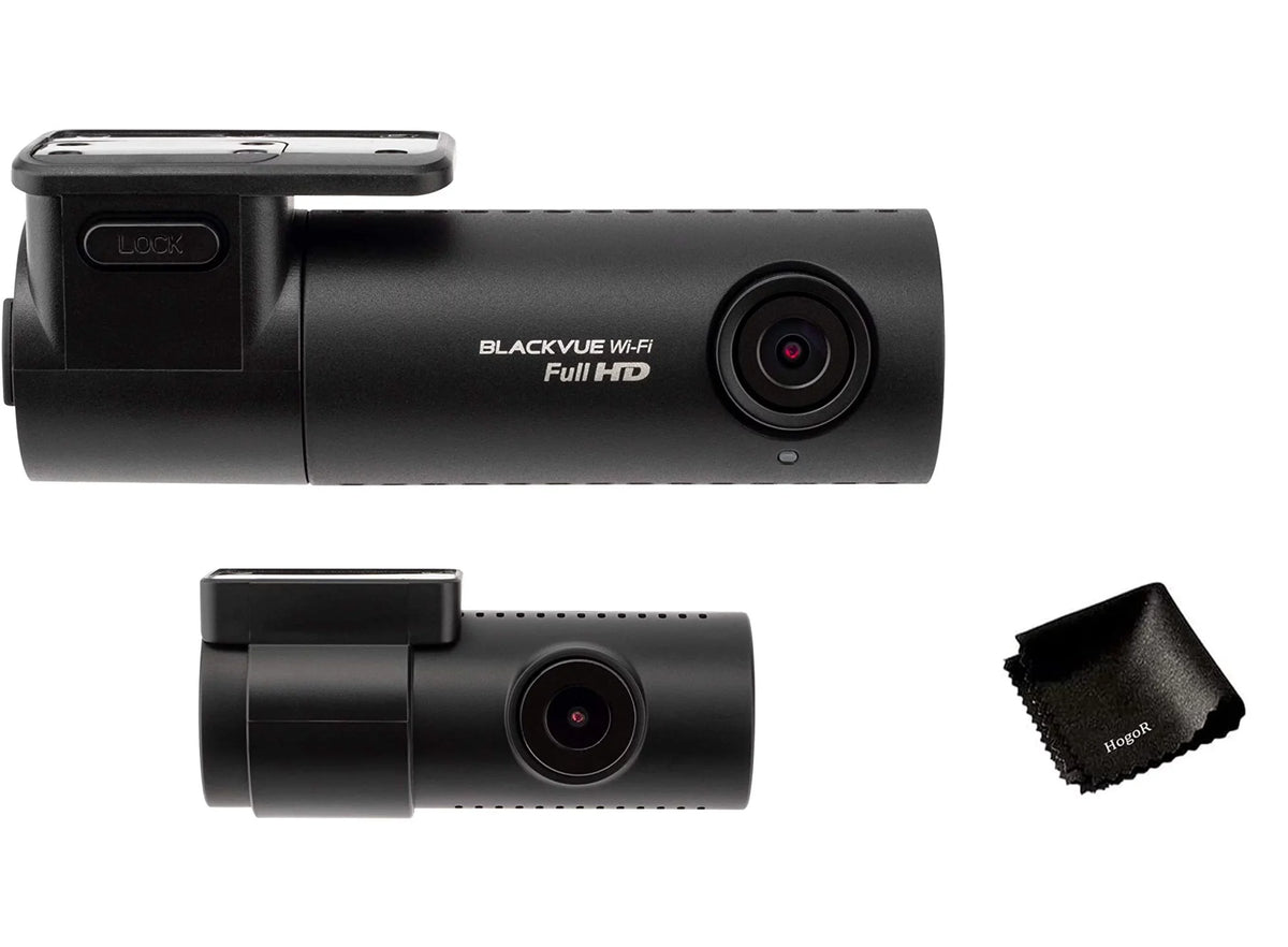 BlackVue DR590X-2CH with 32GB microSD Card | Full HD Wi-Fi Dashcam | Parking Mode Support with Hogor Lens Cloth