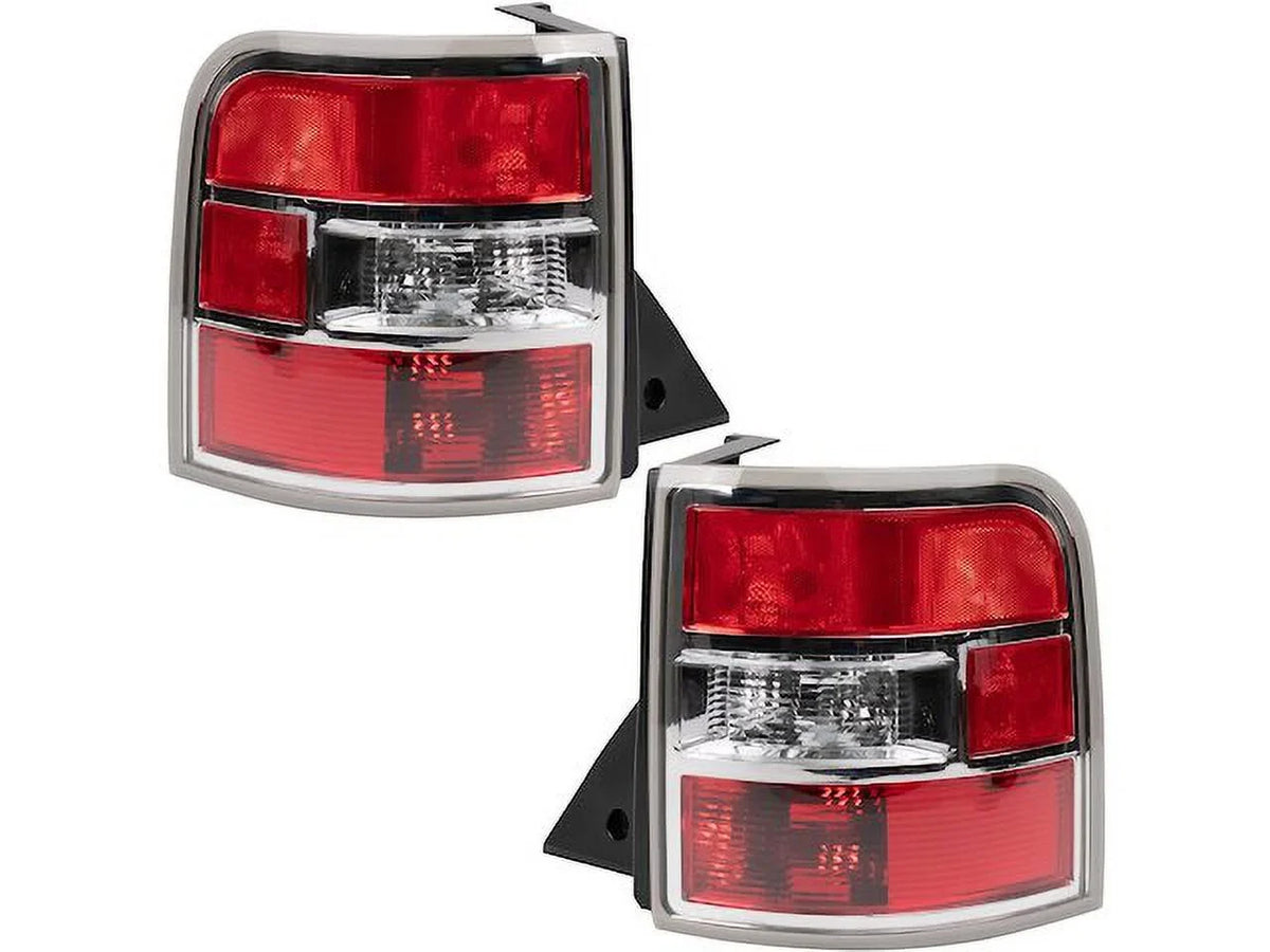 Tail Light Assembly Set 2 Piece - Compatible with 2012 - 2019 Ford Flex 2013 2014 2015 2016 2017 2018
