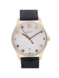 Gucci G-Timeless 36mm Steel MOP Dial Quartz Ladies Watch YA1264044