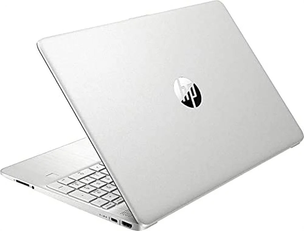 HP 2022 15.6" HD Touchscreen Laptop PC Intel 11th Gen 4-Core i5-1135G7 12GB DDR4 RAM 256GB NVMe SSD Intel Iris Xe Graphics Webcam HDMI Fingerprint USB C Windows 10 Home Silver w/RE 32GB USB 3.0 Drive