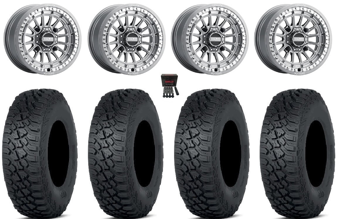 MetalFX Delta Bdlk CC 15" Wheels Gm 30" Tenacity XNR 8ply Tires Polaris RZR XP 1000 / PRO XP / Ranger XP 900/1000