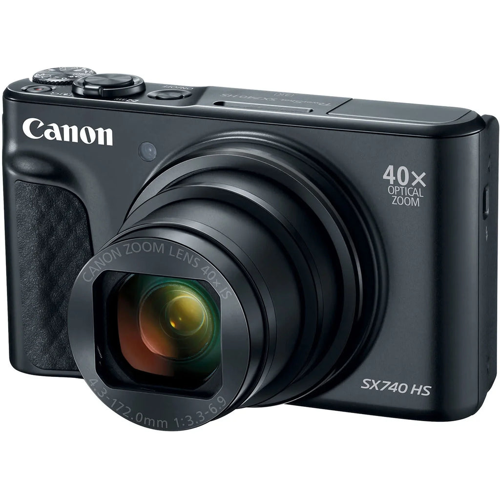 Canon PowerShot SX740 HS 4x 20.3 Megapixel CMOS Digital Camera, New, Black