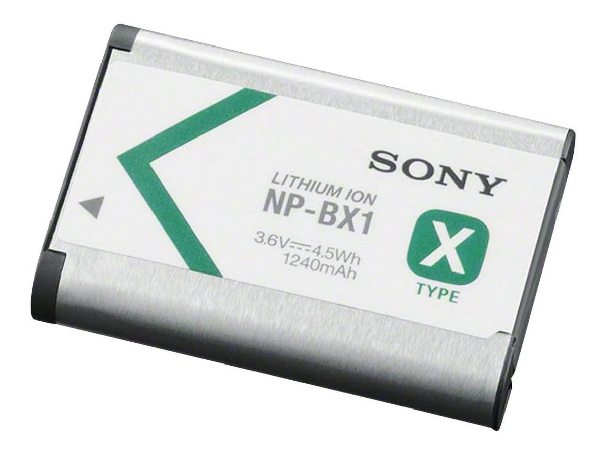 Sony NP-BX1 - Camera battery Li-Ion 1240 mAh - for Action Cam-HDR-AS200, AS50; Cyber-shot DSC-HX80, HX90, RX1R, WX500; Handycam HDR-GWP88