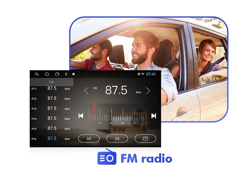 2+32G Android 10 Double Din Car Stereo for Toyota Carmy 2006-2011 with 9 Inch Touchscreen Radio Built-in Wireless Carplay/Android Auto/GPS/Bluetooth/FM/AUX-in/Steering Wheel Control/Backup Camera