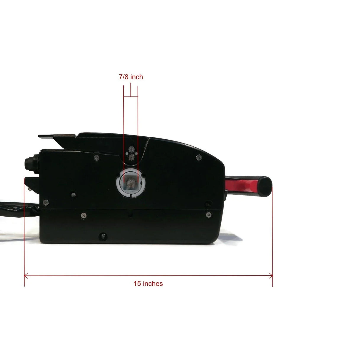 The ROP Shop | Side Mount Remote Control for Quicksilver Hypalon [IB1] AA380020M Assembly