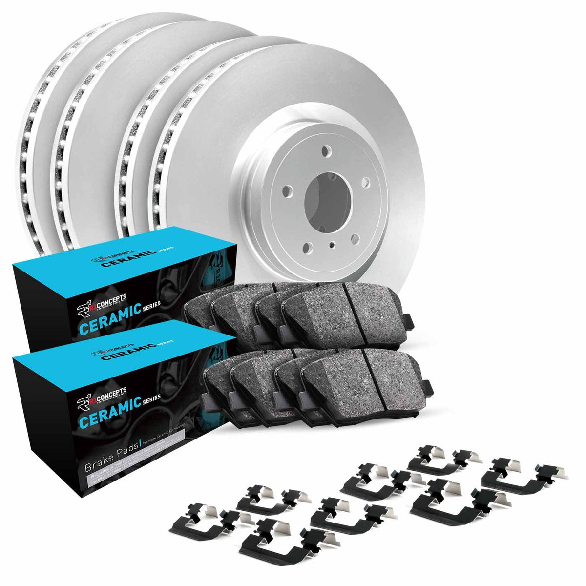 R1 Concepts Wdwh2 59053 R1 Concepts Brake Rotor Carbon Coated With Ceramic Pads Fits select: 2000 HONDA CIVIC SI/SIR, 1999 HONDA CIVIC SI