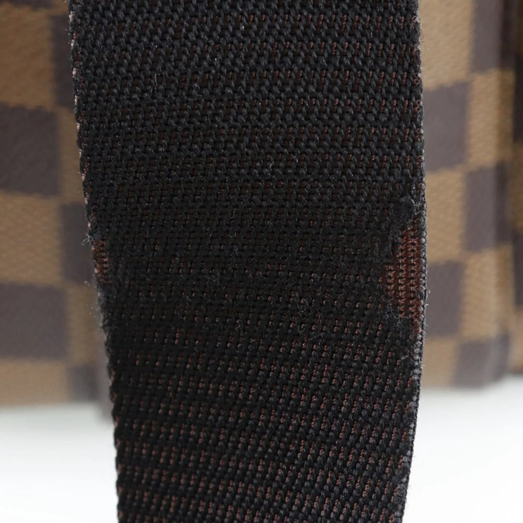 Pre-Owned LOUIS VUITTON Louis Vuitton Naviglio N45255 Damier Canvas Brown SR0034 Unisex Shoulder Bag (Fair)