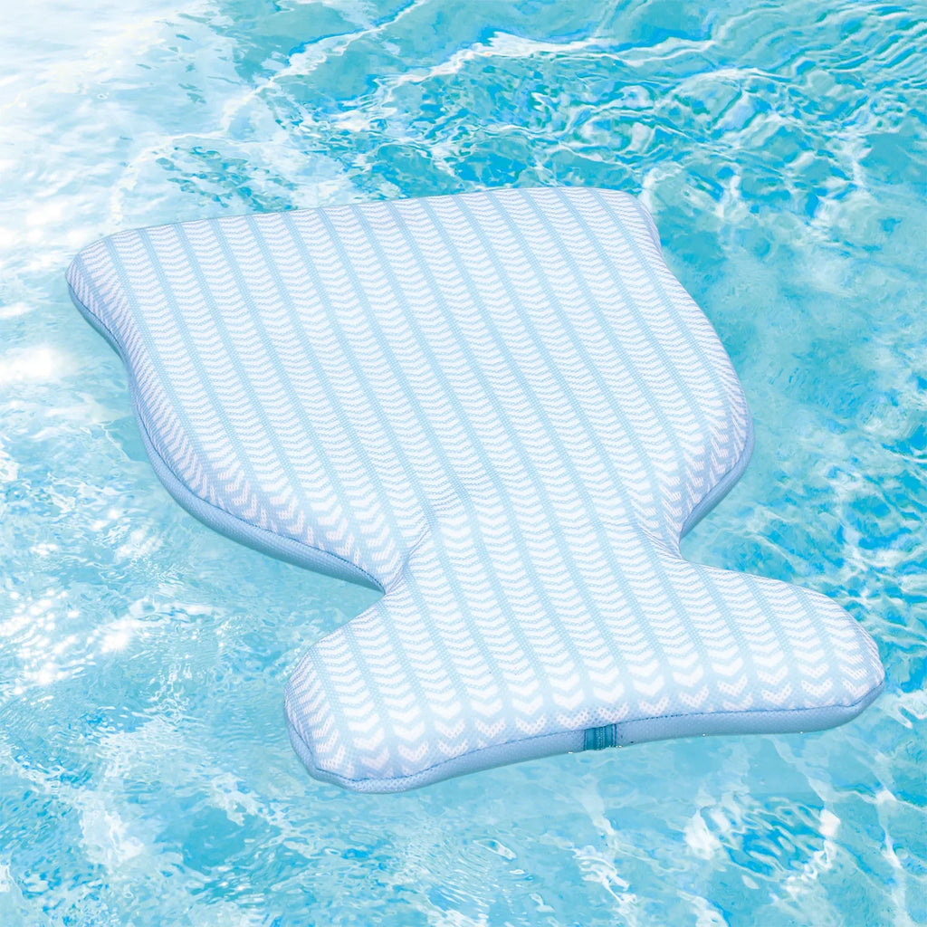 Magic Time International Tornado Water Park & COMFY FLOATS Float, Blue 2 Pk