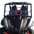 Clearly Tough Yamaha Wolverine X4 / X2 Full Folding Windshield (2020 and older) - SCRATCH RESISTANT- Extreme Versatility! Premium polycarbonate w/Hard Coat. Made in !