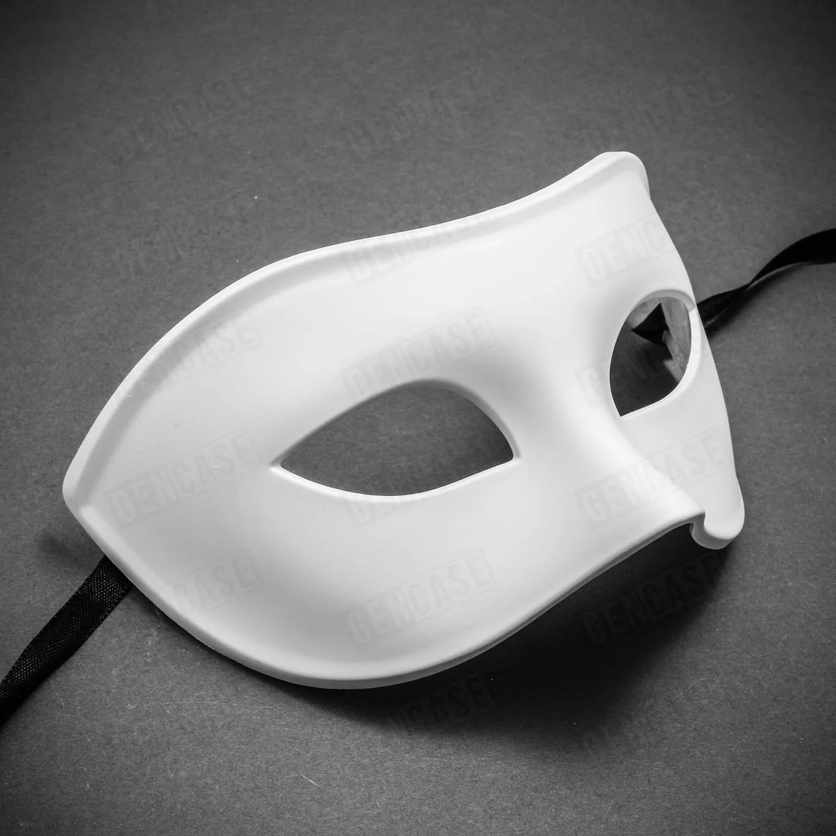 DIY Plain White Venetian Mask - Masquerade Costume Half Face Mardi Gras Party Accessory