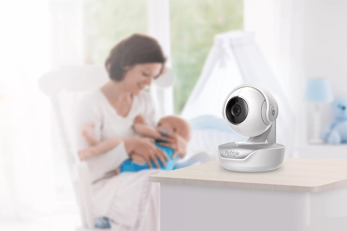 Hubble Connected Nursery Pal Premium, 5” Smart HD Baby Monitor with Touch Screen Viewer