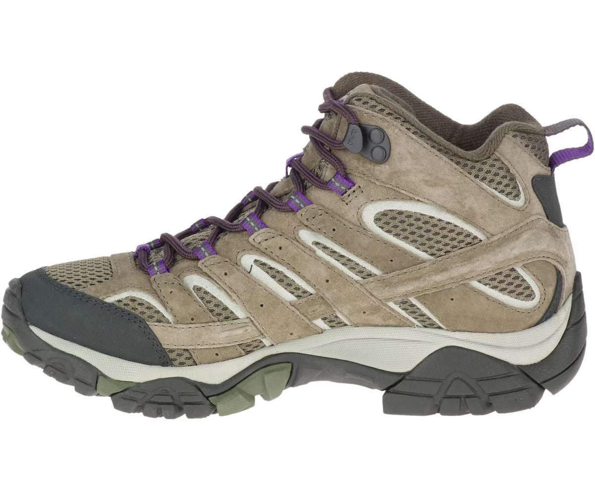 Merrell Women's Moab 2 Ventilator Mid Hiking Shoes, Olive, Size 8.5 Wide