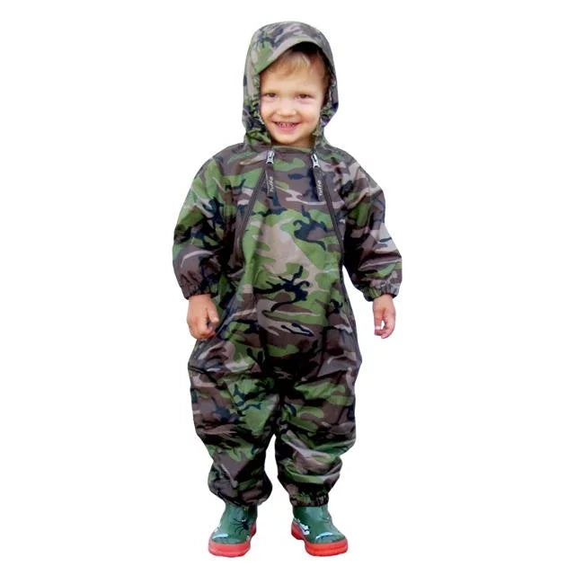 Tuffo Boys Muddy Buddy Protection Camouflage, Size 3 Tall