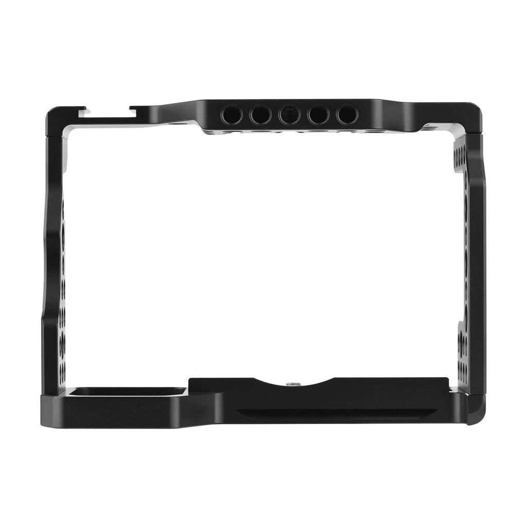 Andoer Camera Cage Aluminum Alloy Video Cage Replacement for Sony A7M3 A7R3 A9 Mirrorless Camera with Cold Shoe Mount 1/4 Inch & 3/8 Inch Screw Holes