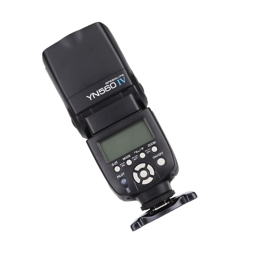YN560 IV 2.4GHz Wireless Transceiver Integrated Flash Speedlite for Nikon, Panasonic, Pentax Cameras - 2018 New Edition
