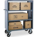 Durham 2SPT304822K95 14 Gauge 2 Sided Package Heavy Duty Truck with 2 Shelves Gray 48 in.