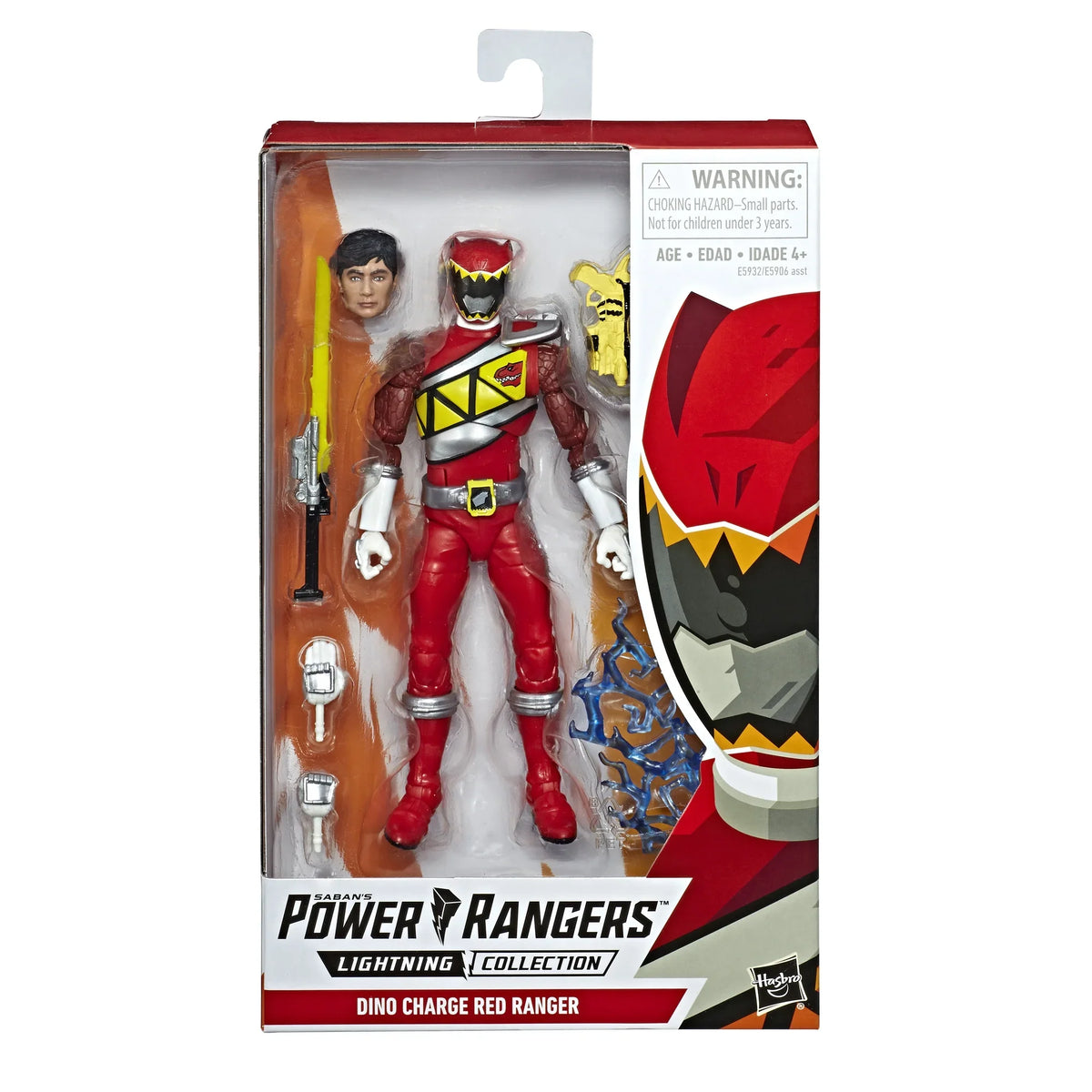 Power Rangers: Lightning Collection Dino Charge Red Ranger Toy Action Figure for Boys and Girls (6”)