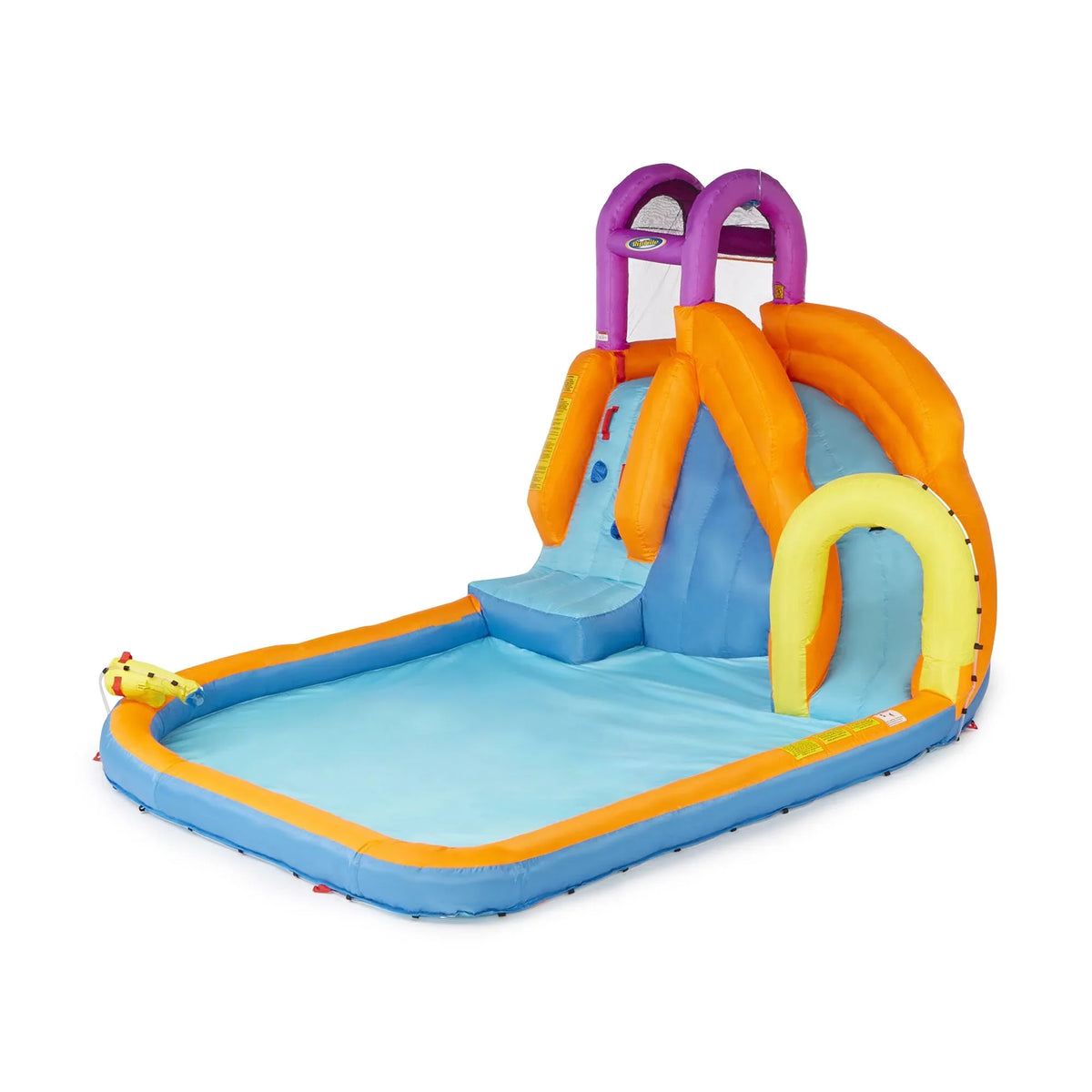 Magic Time International Tornado Water Park & COMFY FLOATS Float, Blue 2 Pk