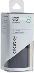 Cricut Smart Permanent Vinyl (5.5in x 120in, Black) for Joy machine - matless cutting for shapes up to 4ft, & repeated cuts up to 20ft
