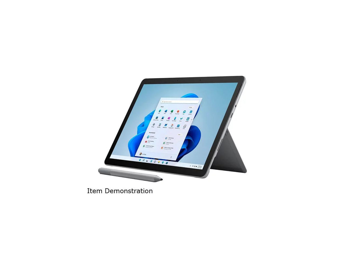 Microsoft Surface Go 3 Intel Core i3 10th Gen 10100Y (1.30 GHz) 8GB Memory 128 GB SSD Intel UHD Graphics 615 10.5" Touchscreen 1920 x 1280 Detachable 2-in-1 Laptop Windows 11 in S mode 8VH-00001