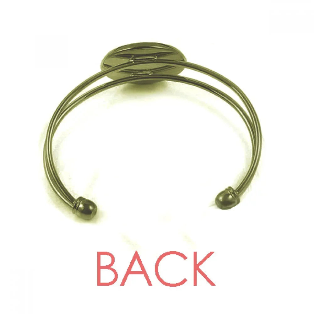 Giant Luxury Cruise Ship Poster Wristlet Retro Open Cuff Jewelry