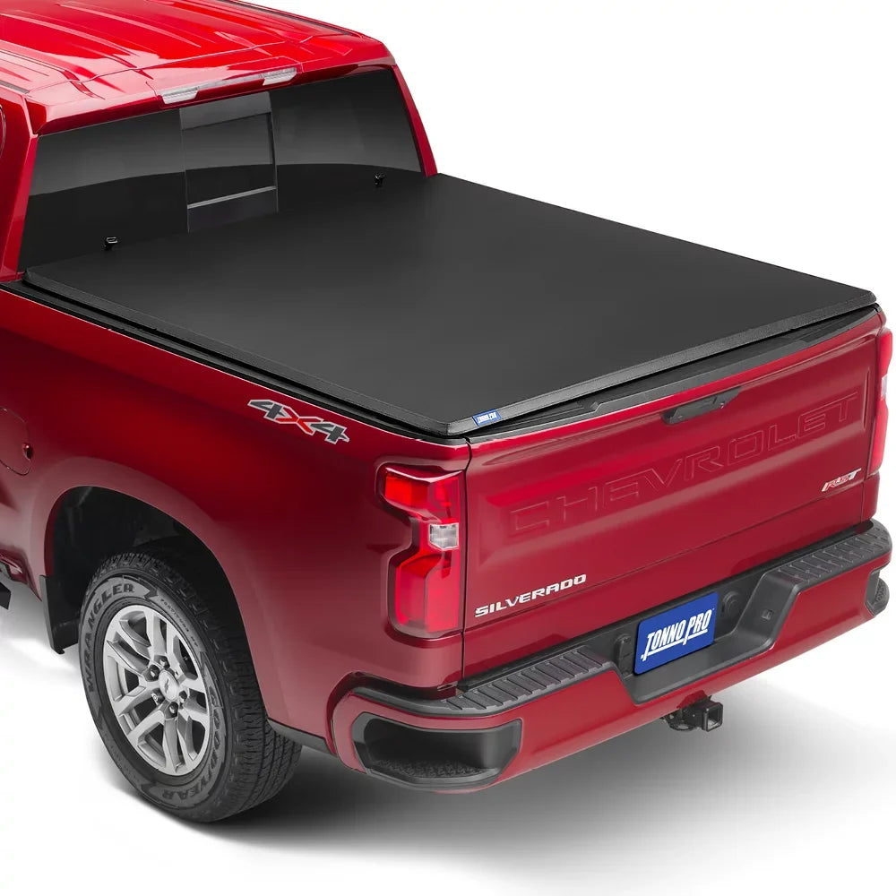 Tonno Pro Tonno Fold, Soft Folding Truck Bed Tonneau Protection | 42-107 | Fits 2007 - 2013 Chevy/GMC Silverado/Sierra 1500 8' 2" Bed (97.6")
