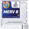 Filter King 9x49x1a Air Filter | 4-PACK | MERV 8 HVAC Pleated A/C Furnace Filters | MADE IN | Actual Size: 9 x 49 x .75"