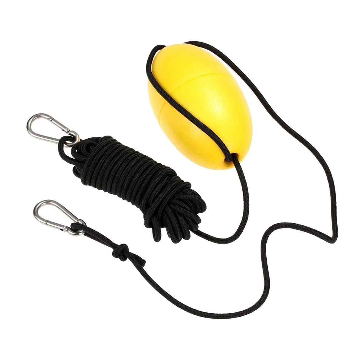 BAOSITY 4xDrift Anchor Rope W/ Anchor Buoy 9.1M Rope Length for Inflatable Craft Yellow