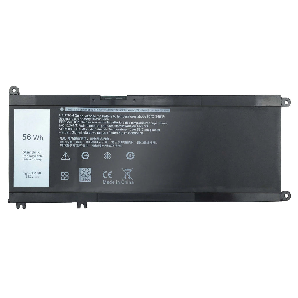 Laptop Battery For DELL INSPIRON 17 7773 7577 7778 56WH J9NH2 33YDH