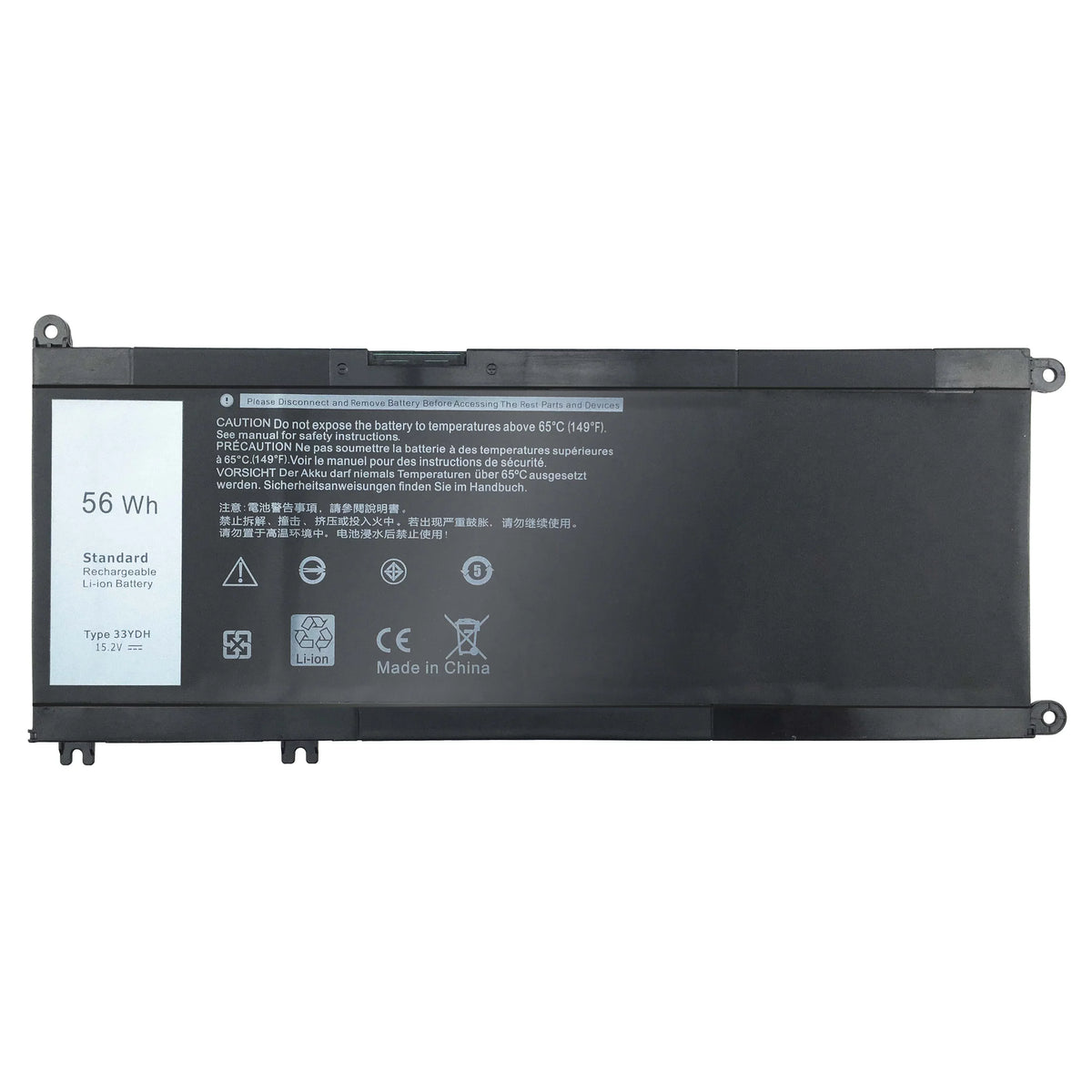 Laptop Battery For DELL INSPIRON 17 7773 7577 7778 56WH J9NH2 33YDH