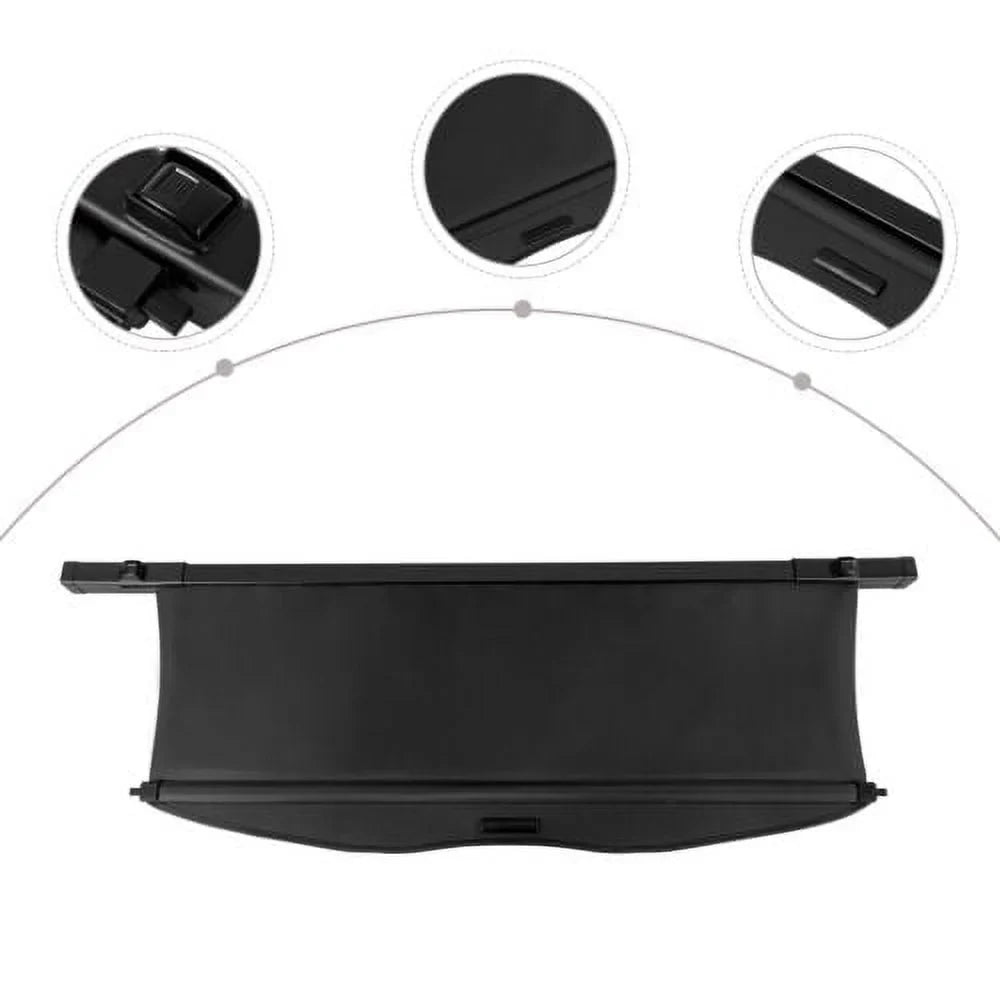 For 2020-2022 Toyota Highlander Rear Trunk Shield Cargo Shade Security Wrap