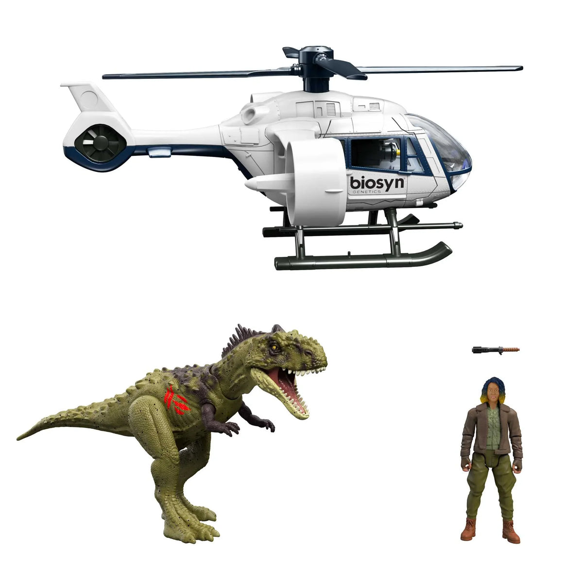 Jurassic World Dominion Copter Combat Pack with Helicopter, DinosaurToy & Kayla Action Figure