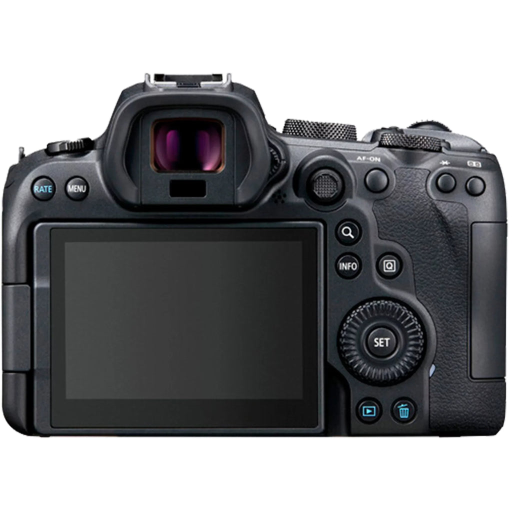 Canon EOS R6 Mirrorless Digital Camera (Body Only) with EF Mount Adapter + 64GB SanDisk + Case + ZeeTech Accessory